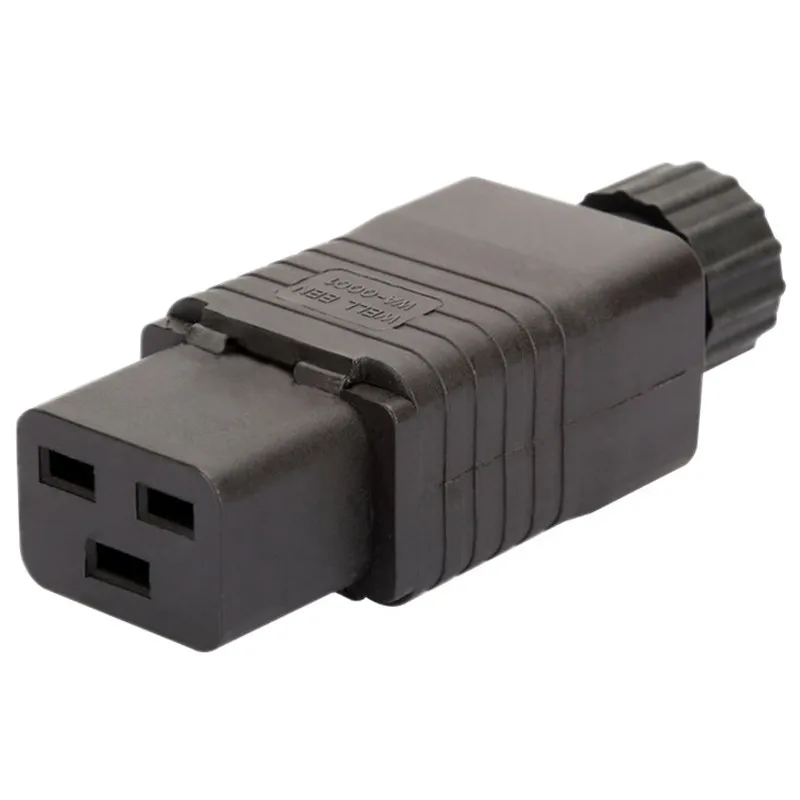 Гнездовой разъем переменного тока IEC 320 C19 питания EN 60320 16A 250 В 20A/125 регулируемый