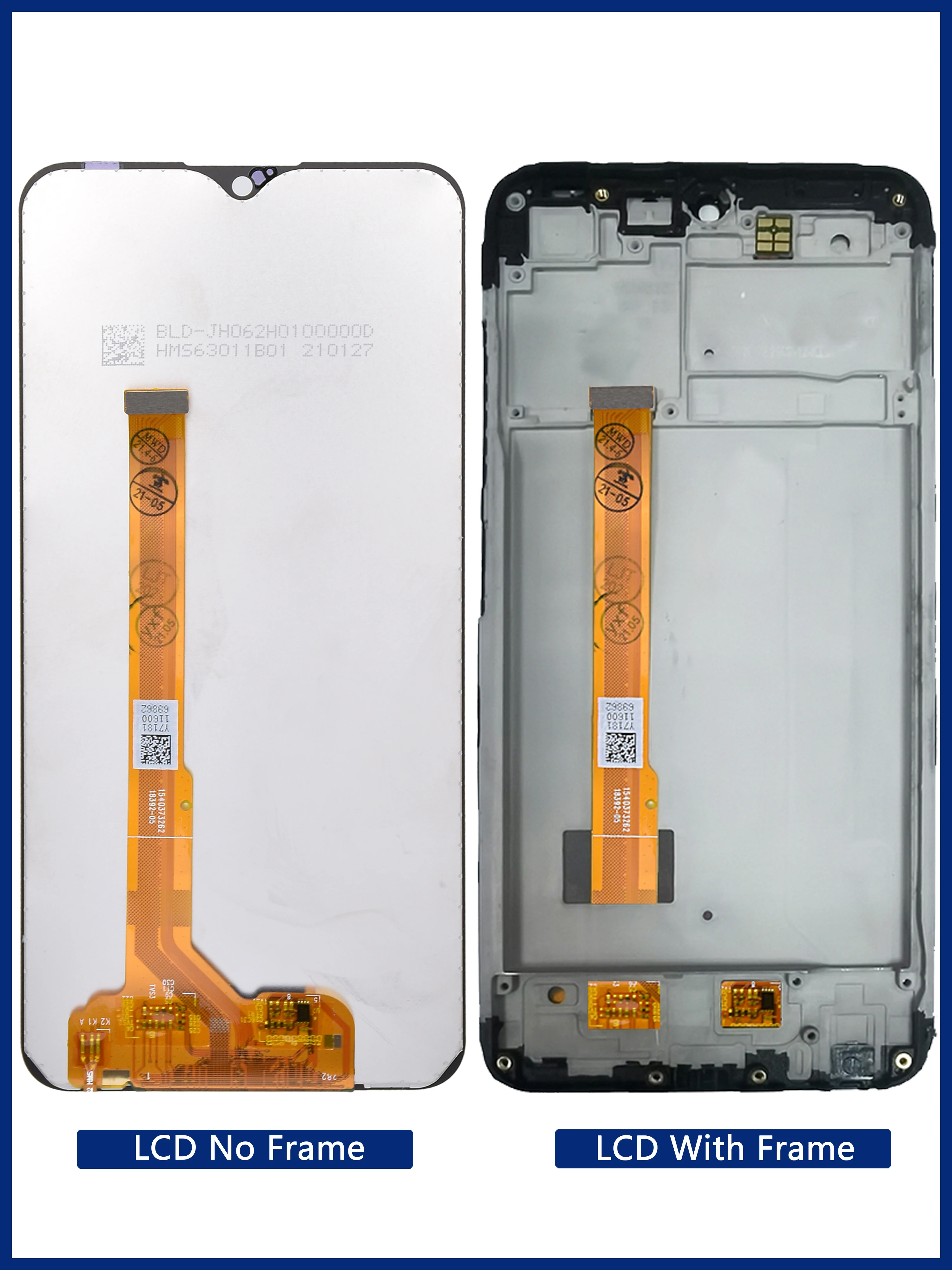 Pantalla Lcd Original de 6,2 pulgadas para Vivo Y93, montaje de digitalizador con pantalla t&aacute;ctil, repuesto para Vivo Y93 Lcd con marco-3