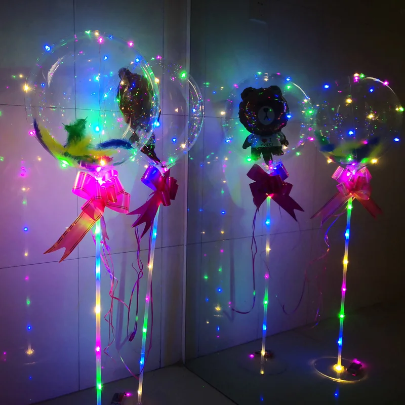 70 см светодиодный светильник шар палки стенд на день рождения прозрачные