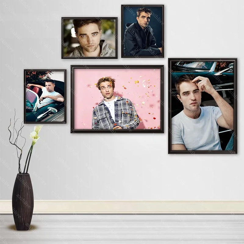 

Canvas Painting Actor Wall Art Robert Pattinson Posters And Prints Wall Pictures For Room Decoration Home Decor Customizable