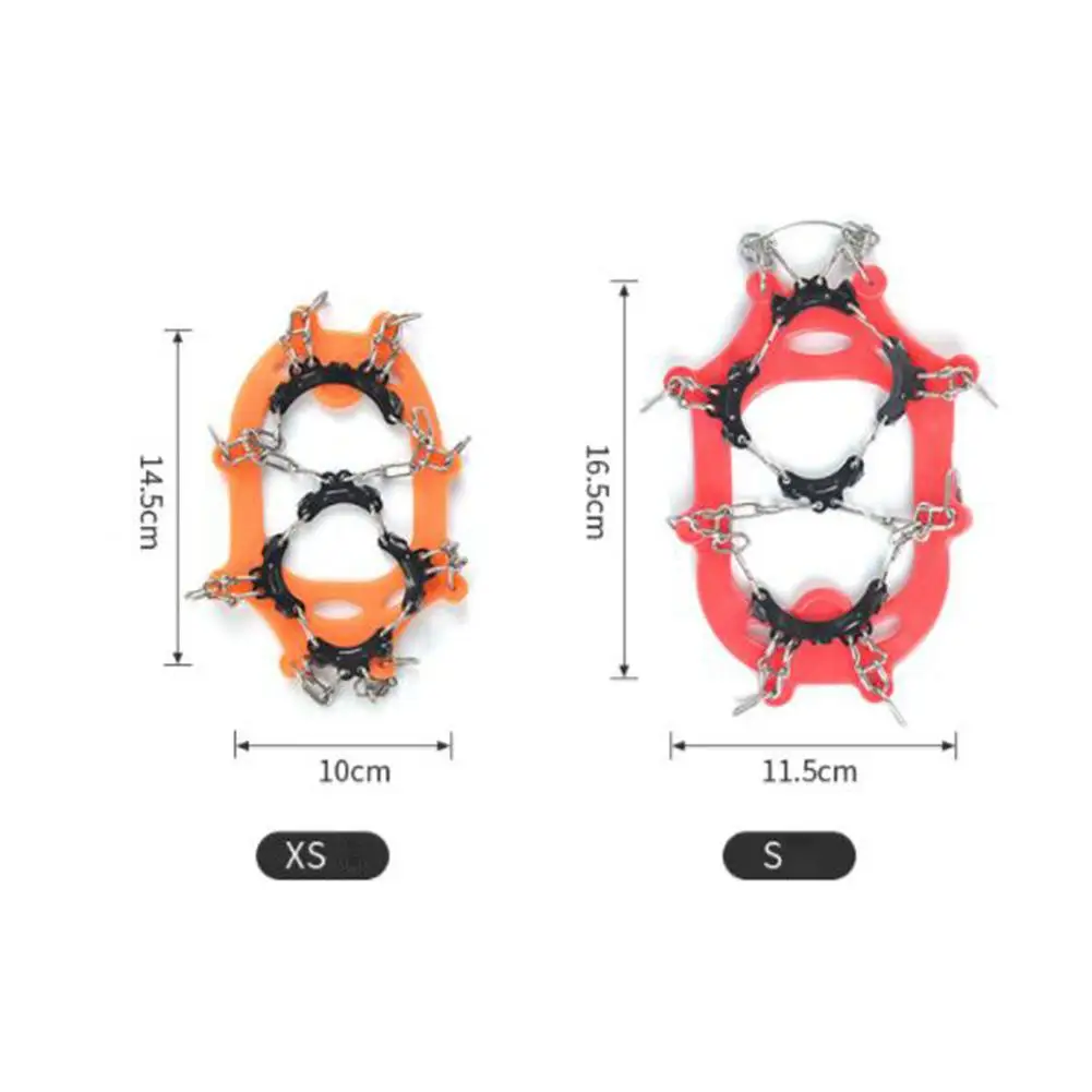 Универсальный силиконовый лед без скольжения шипы для снежной обуви ручки