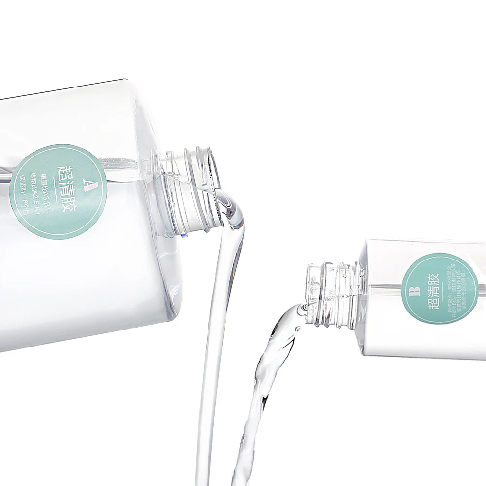 100 г/компл. AB кристаллический клей из эпоксидной смолы семейный набор форма для