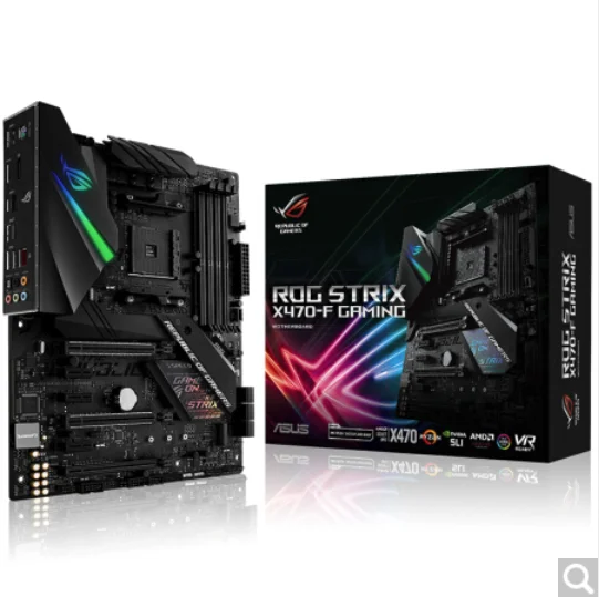 Игровая доска ASUS ROG STRIX X470 F игровая AM4 Sonic Radar|Системные блоки| |