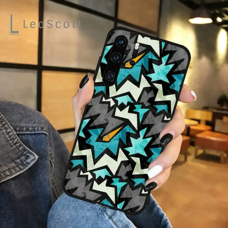 

Splicing Color contrast Phone Case For Huawei honor Mate P 9 10 20 30 40 Pro 10i 7 8 a x Lite nova 5t