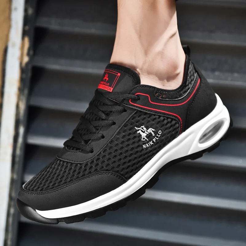 

Men Golf Shoes Spring Summer Man Golf Training Shoes Outdoor Sport Shoes Breathable Mesh Lace Up Air Cushion Flats Sneakers Men