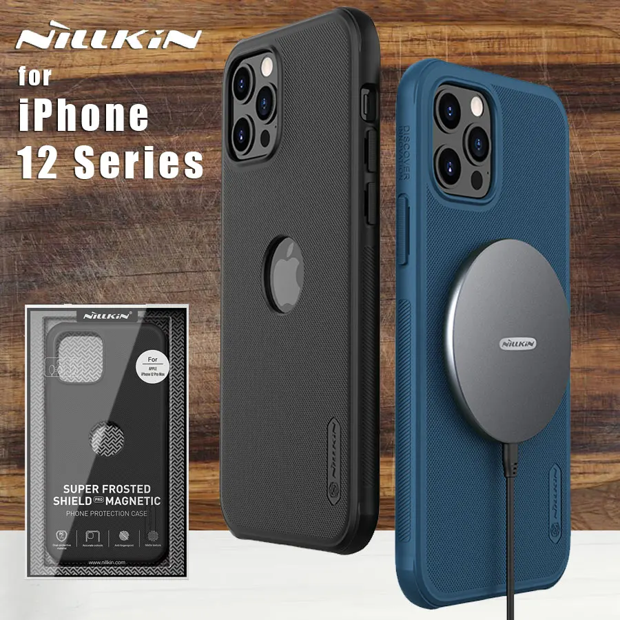 

Чехол Nillkin для iPhone 12 Pro Max, Магнитный защитный чехол Magsafe для iPhone 12 Pro