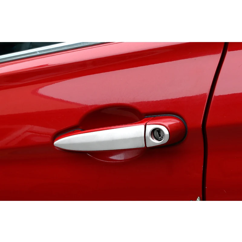 Хромированная накладка на дверную ручку автомобиля полоса с 3D отделкой для BMW 1 3 4