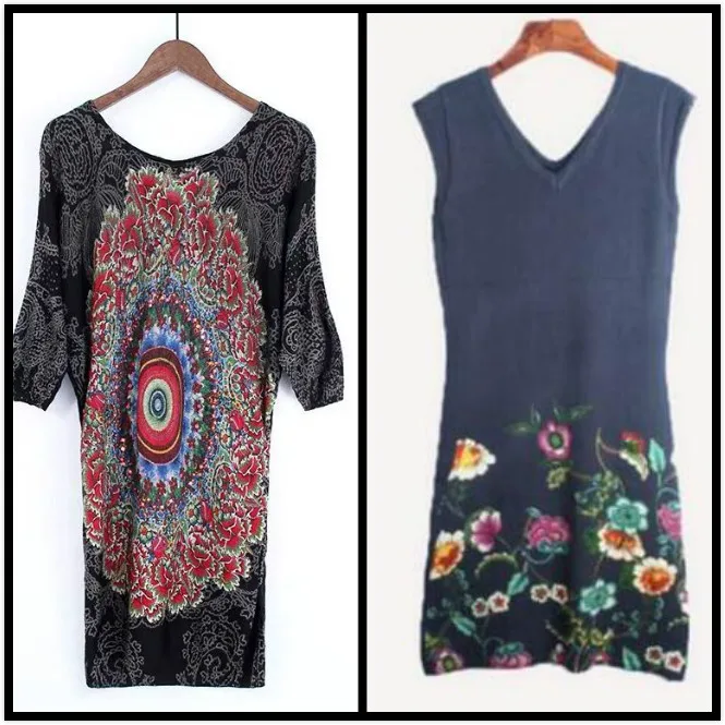 desiguers marca de Moda camisas de mangas compridas primavera e no outono платье
