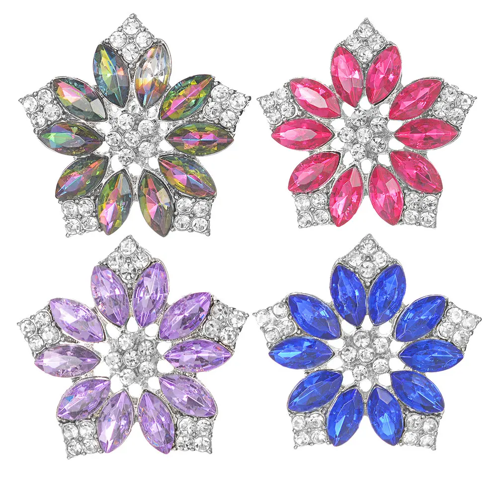 Новый 18 мм украшения с кнопкой из металла застежка держатель кнопки пуговицы