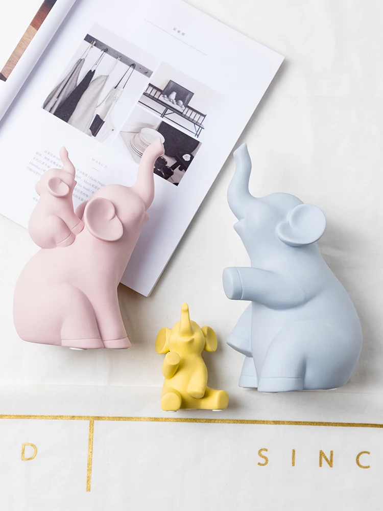 Нордические современные животные керамические украшения милые Креативные