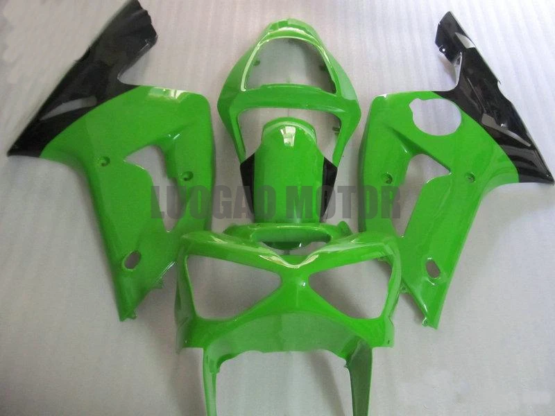 

Обтекатели комплект для Kawasaki капоты ниндзя ZX-6R 03 04 зеленый ZX 6R кузов ZX6R ABS обтекатель комплект 2003 2004 (литья под давлением)