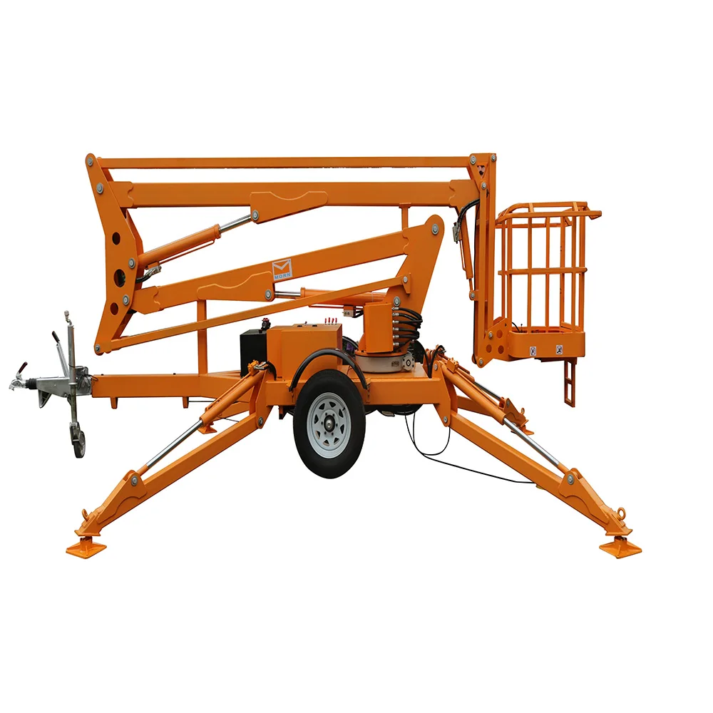 18m Articulated Hydraulic Trailer Boom Lift with Diesel Power |