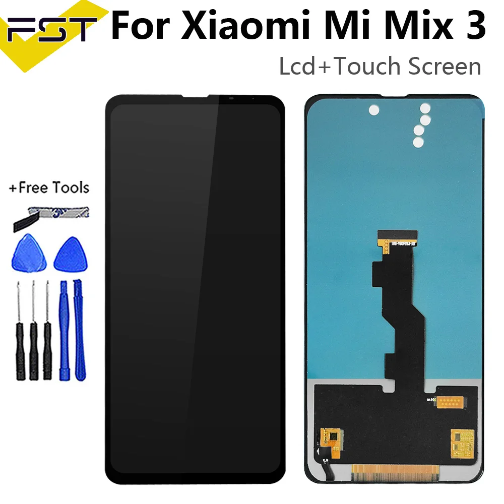 

ЖК-дисплей 6,39 дюйма для Xiaomi Mi Mix 3, дигитайзер сенсорного экрана, стекло в сборе для Xiaomi Mi Mix3, ЖК-дисплей