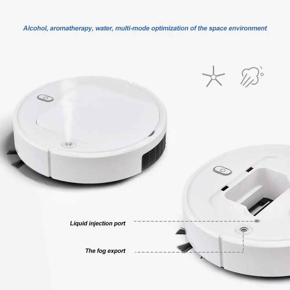 Smart Vacuum Cleaners Robot UV Disinfection Household Cleaning Sweeping Sterilizer Strong Suction Sweeper | Дом и сад