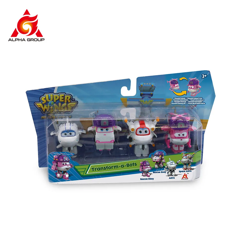 4 шт./комплект экшн фигурки Супер Крылья|Игровые и трансформеры| |