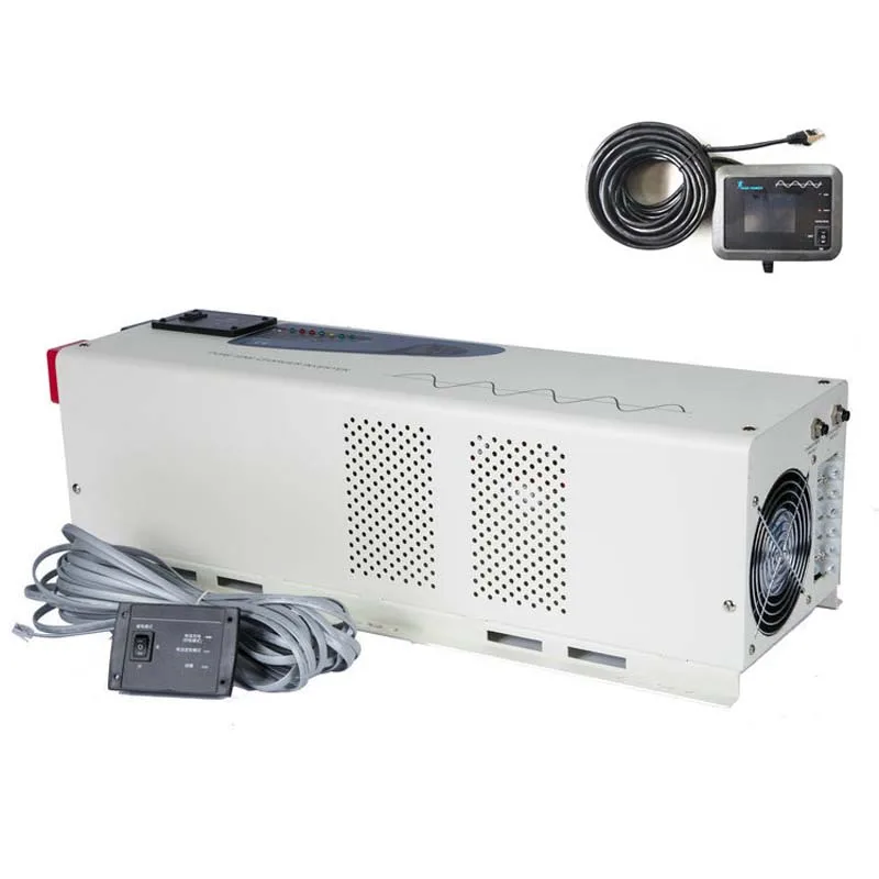 CE, ROHS, ISO9001, lcd 24 В до 220 В инвертор с зарядным устройством низкой частоты 5000 Вт Чистая синусоида Инвертор для кондиционера