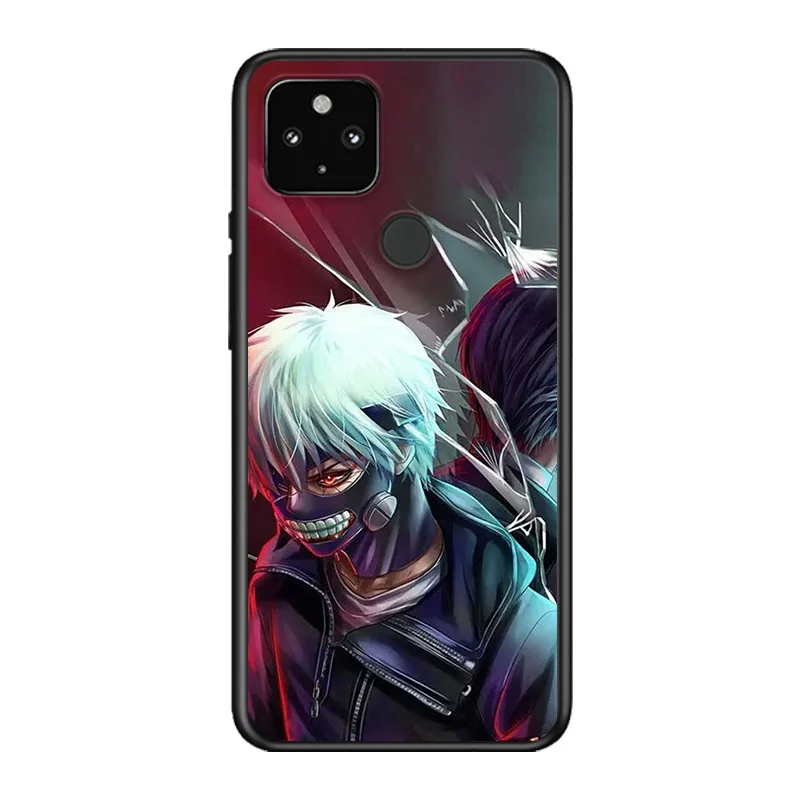

Anime Tokyo Ghoul Kaneki ken Soft TPU Silicone Black Cover For Google Pixel 5 4A 5G 4 XL Phone Case