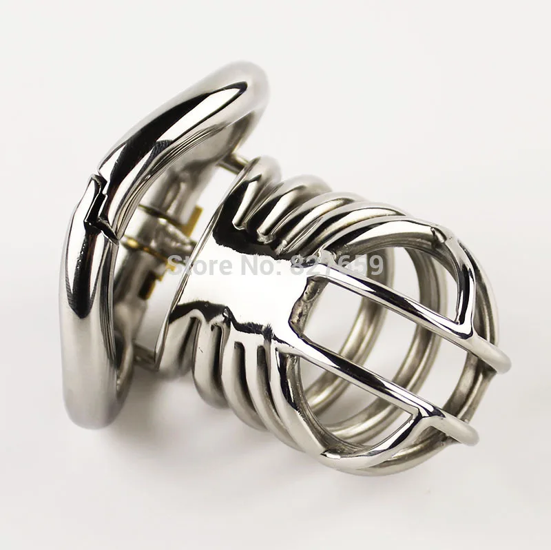 Мужское устройство верности из нержавеющей стали 80 мм Клетка на член Блокировка