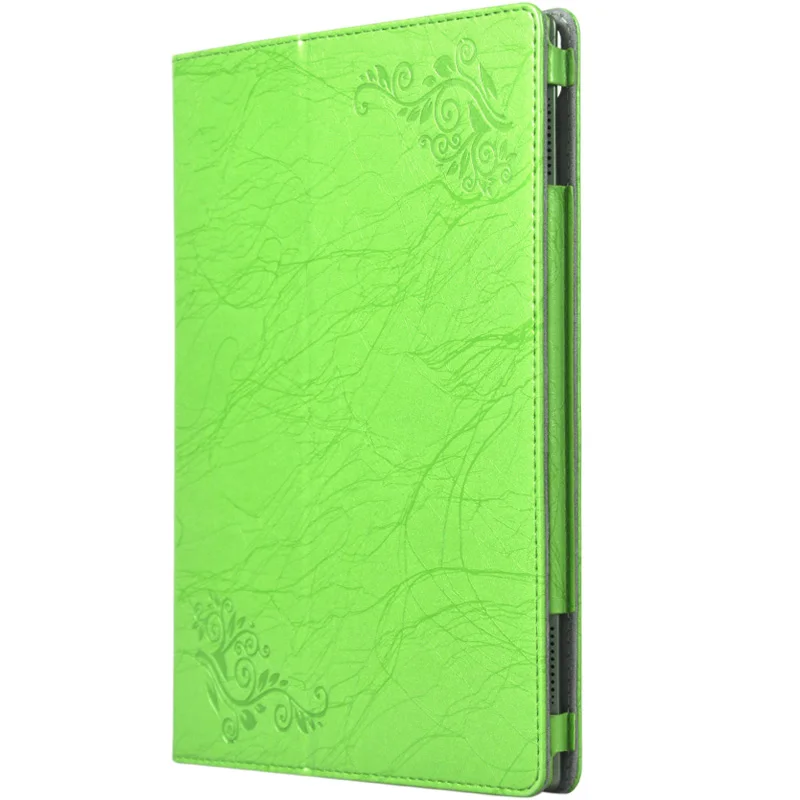 green Планшетный чехол для huawei Mediapad T1 10 Чехол-книжка с принтом Искусственная кожа Капа для huawei Honor Note 9,6 T1-A21W T1-A21L T1-A23L в виде ракушки+ подарки - Цвет: green
