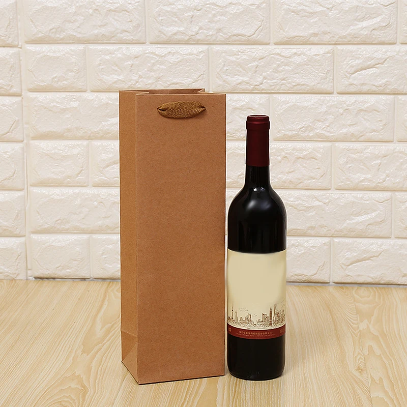 12 упаковок однотонных коричневых пакетов из крафт-бумаги с прочной веревкой-4