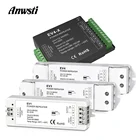 Усилитель ретранслятора EV1, EV3, EV4, RGB LED усилитель, для одноцветной светодиодной ленты, мощности с ШИМ, 12 В, 5 В, 24 В, 36 В, CT, RGBW, EV4-X