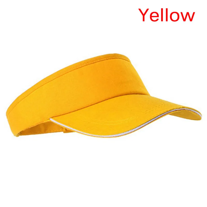 

Empty Top Visor Cap Women Sunscreen Hats Man Adjustable Unisex Plain Sun Visor Sport Golf Tennis Breathable Cap Hat