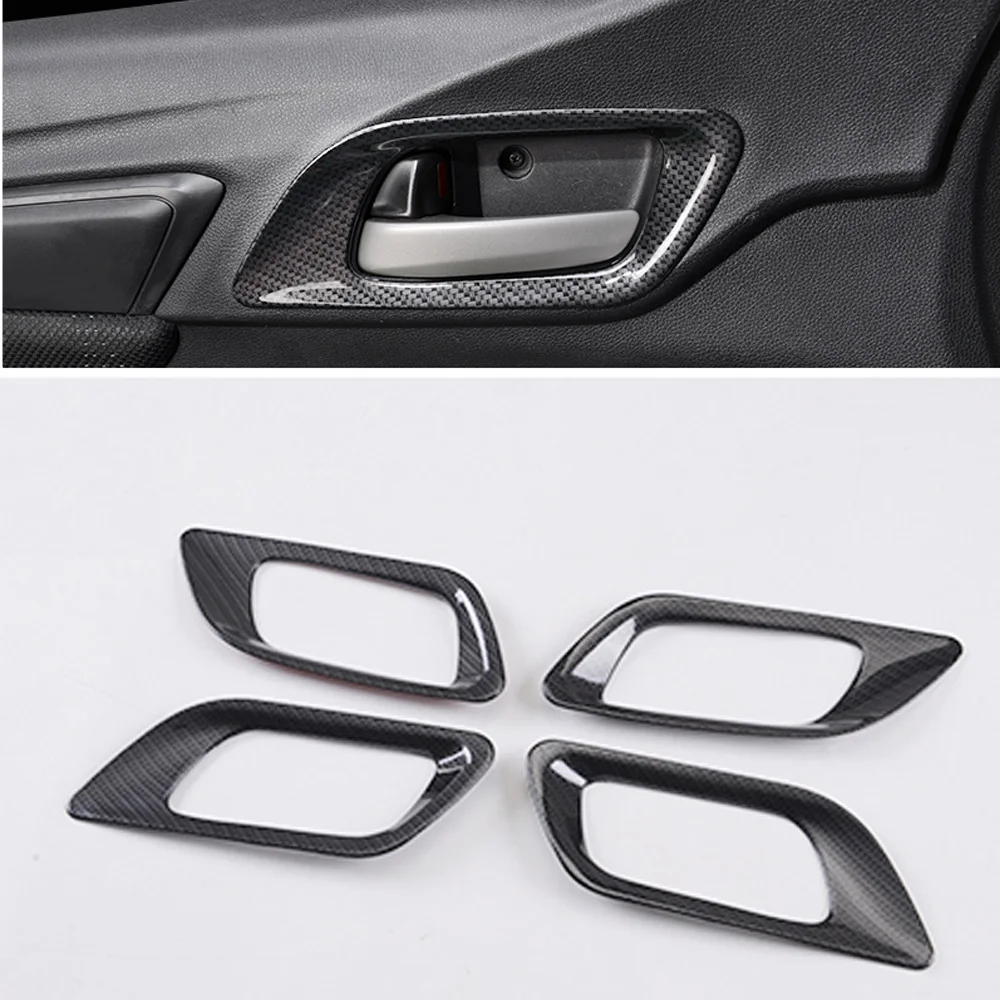 Наклейка на крышку дверной ручки автомобиля украшение с блестками для Honda Fit Jazz City