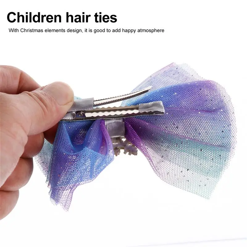 

4Pcs Hair Clips Christmas Lovely Durable Hair Decoration Hair Accessories Headwear Hair Barrettes for Women