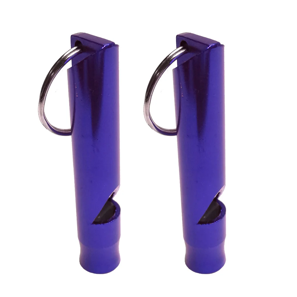 2 шт. Кемпинг каяк дрейф Плавание аварийный свисток из алюминиевого сплава с