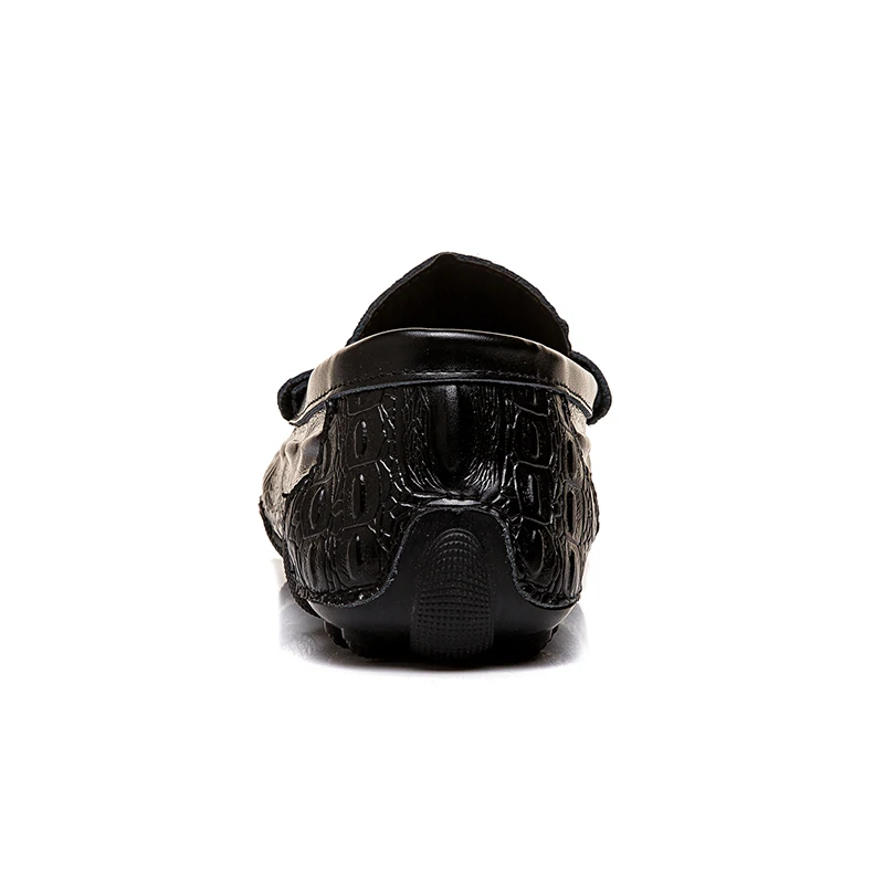 Туфли мужские из крокодиловой кожи роскошные брендовые дышащие мокасины без