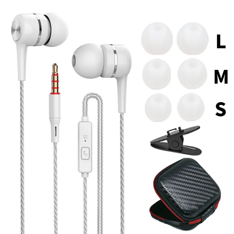 White 2 Gift VPB S12 спортивные наушники,, проводные, супер бас, 3,5 мм, трещины, красочные, гарнитура, вкладыши с микрофоном, свободные руки для samsung - Цвет: White 2 Gift