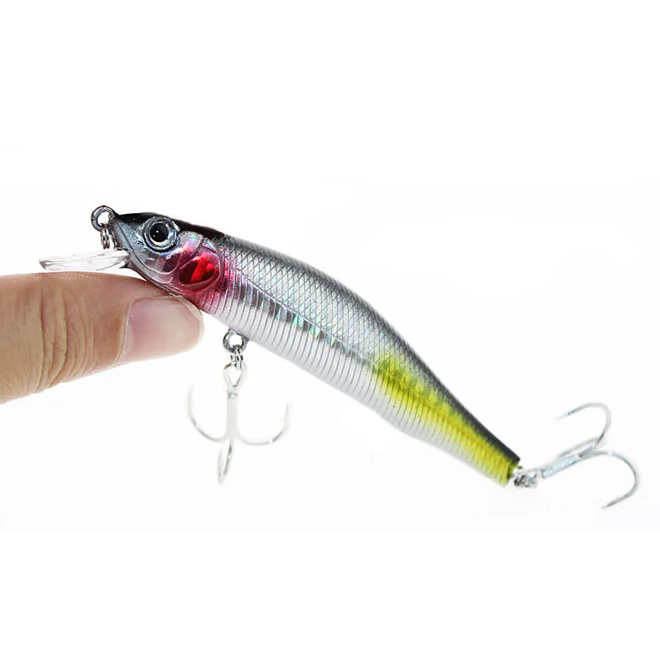 WALK FISH 1 шт. жесткая приманка в виде гольяна 8 см 10 г рыболовные приманки для окуня