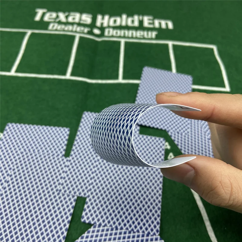 100% ПВХ игральные карты пластиковая покерная карта игры водонепроницаемые 4 цвета