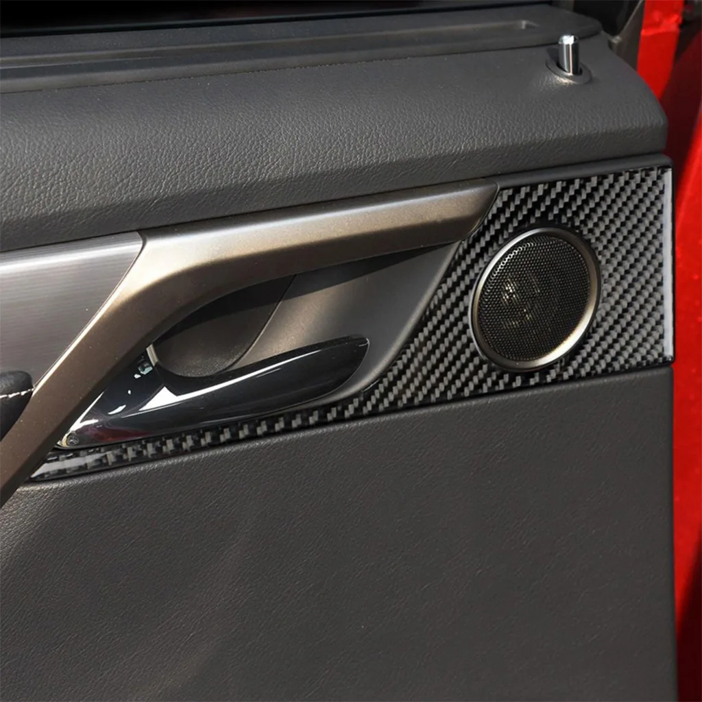 

Carbon FiberIn Car Door Inner Handles Door Bowl Decorative Panel For Lexus RX300 270 200T 450H 2016-2019 Accessories