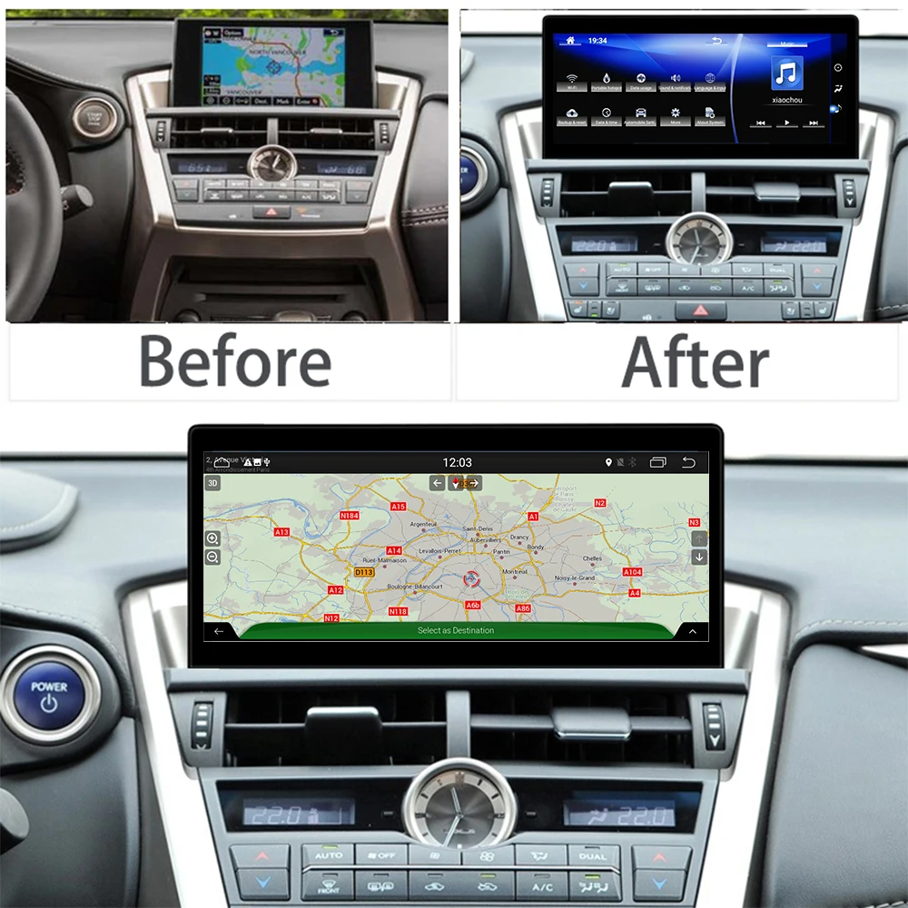 Автомобильный магнитофон стерео приемник для Lexus NX 200t 300h nx200T 2014-2017 мультимедийный