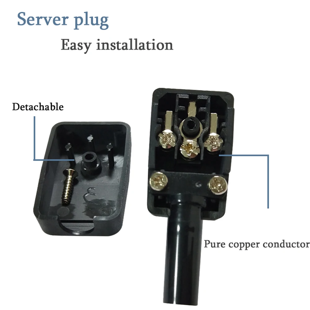 Коннектор IEC C13 под прямым углом 10 А 90 градусов|Электрические вилки| |
