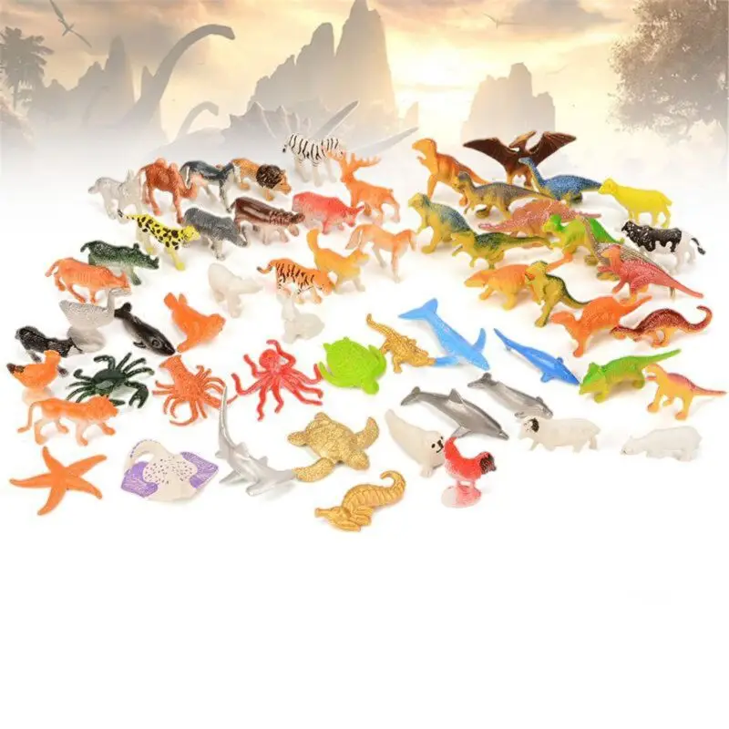 

90pcs Dinosaur Toy Figure Activity Play Mat & Trees Realistic Dinosaur Playset Baby Play Mat