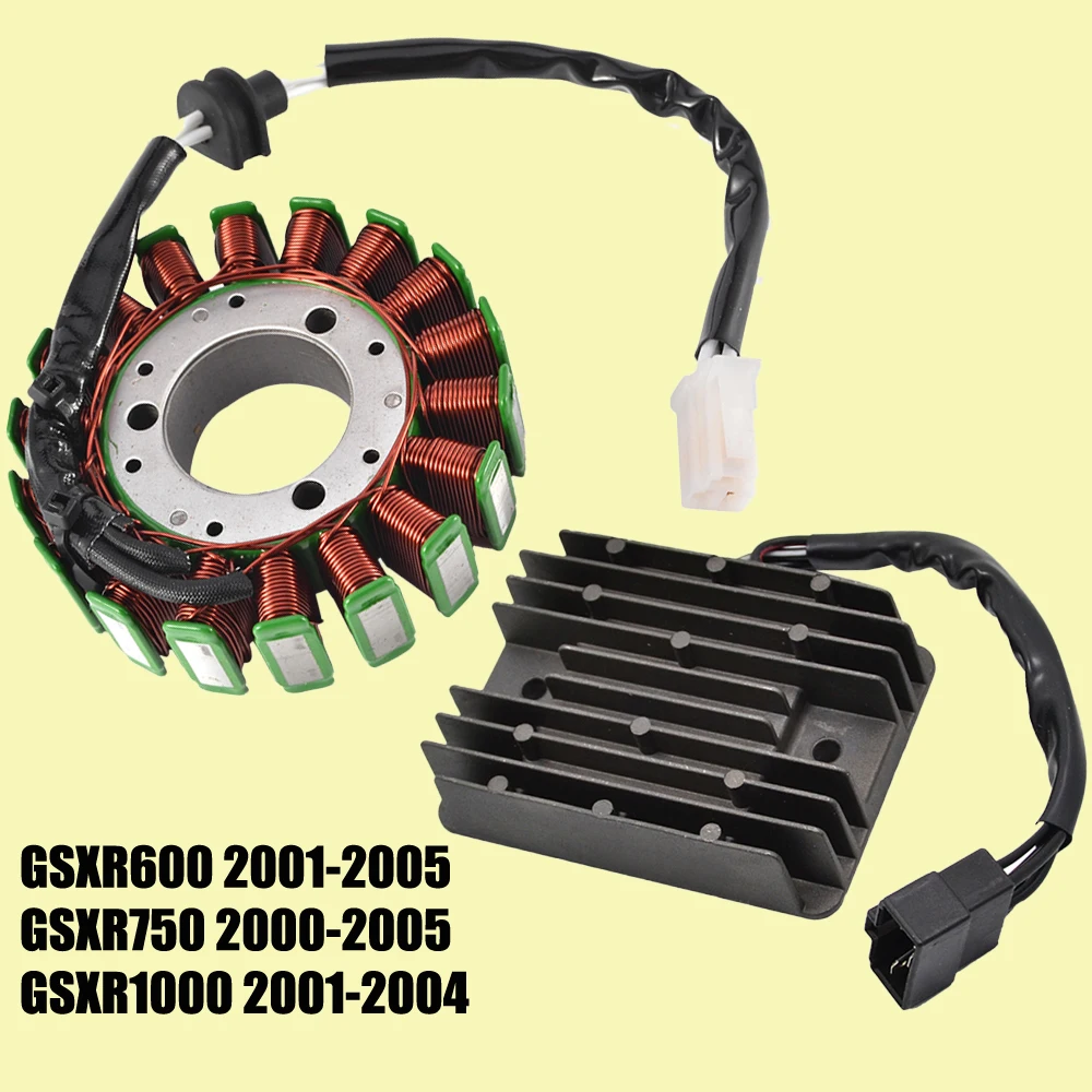 

GSXR 600 750 1000 Regulator Rectifier + Stator Coil For Suzuki GSX-R 600 750 1000 2001 - 2004 2002 2003 GSXR600 GSXR750 GSXR1000