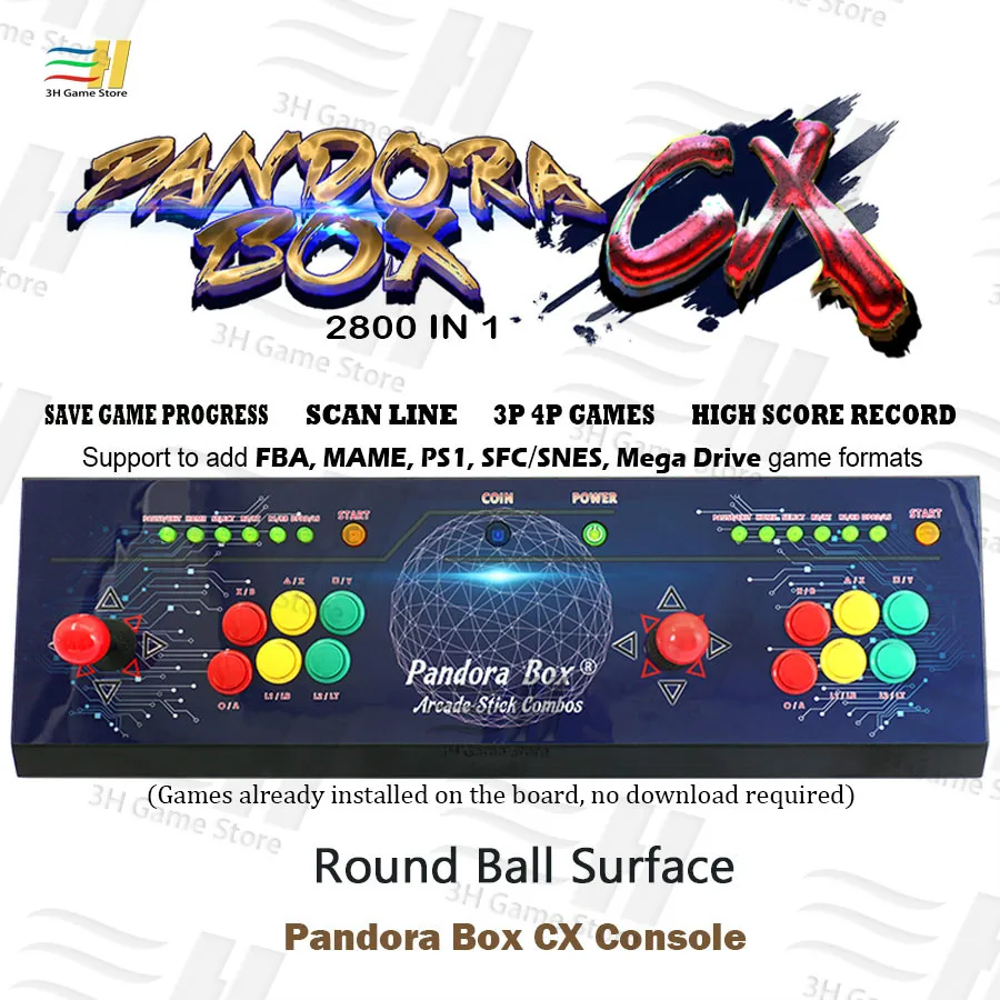 Pandora Box CX 2800 в 1 контроллер игровой консоли usb подключение 3P 4P может сохранить линию