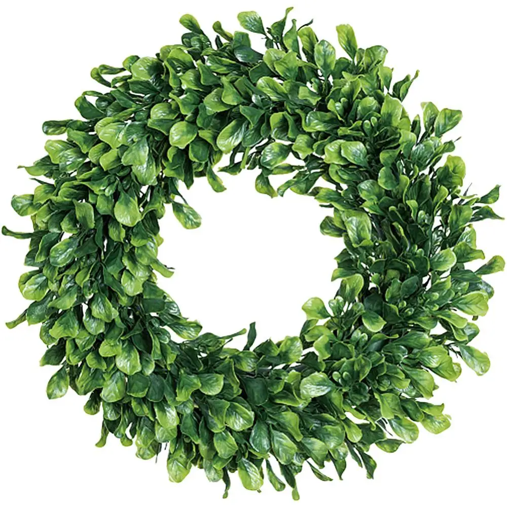 

42Cm Cartificial Green Leaf Garland Rural Style Large Jasmine Garland Decoration Door Wall Decoration
