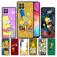 the simpsons family for oppo realme narzo 30 20 8 8i 7 6 5 3 2 pro global 5g soft tpu silicone black phone case cover