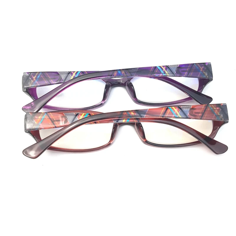 Модные мужские и женские очки для чтения DRDAR фиолетовые квадратные пластиковые