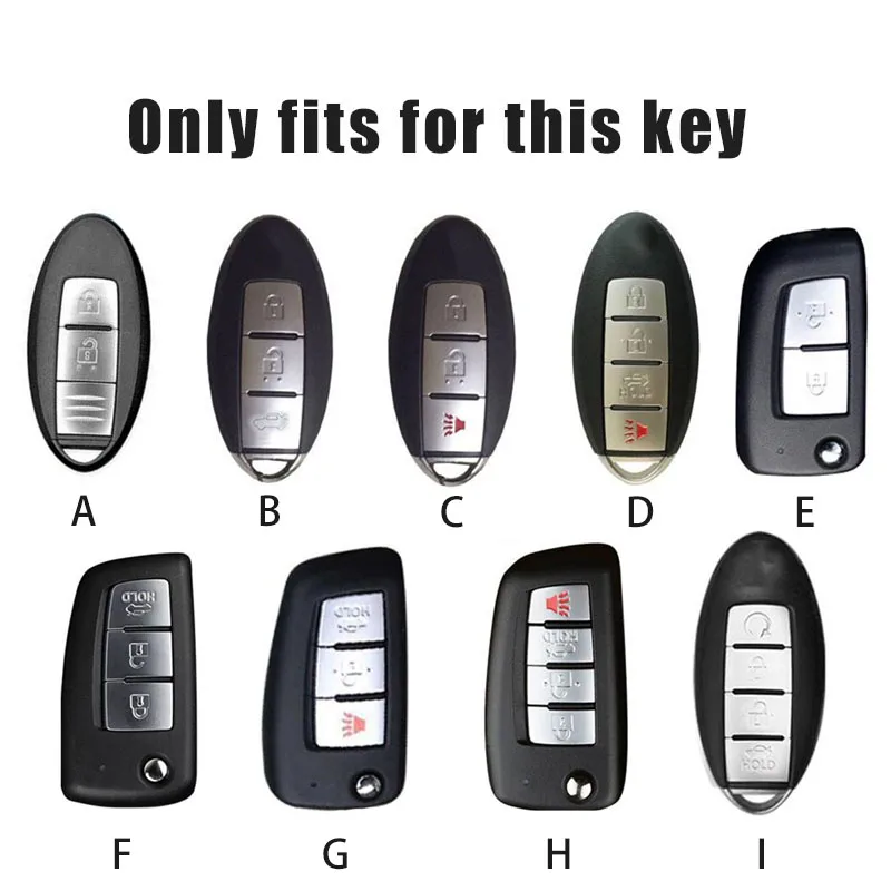 

Top Layer Leather Car Key Case Cover For Nissan Qashqai J11 X-Trail T31 T32 Vampira Pathfinder Murano Teana Juke Protect Shell