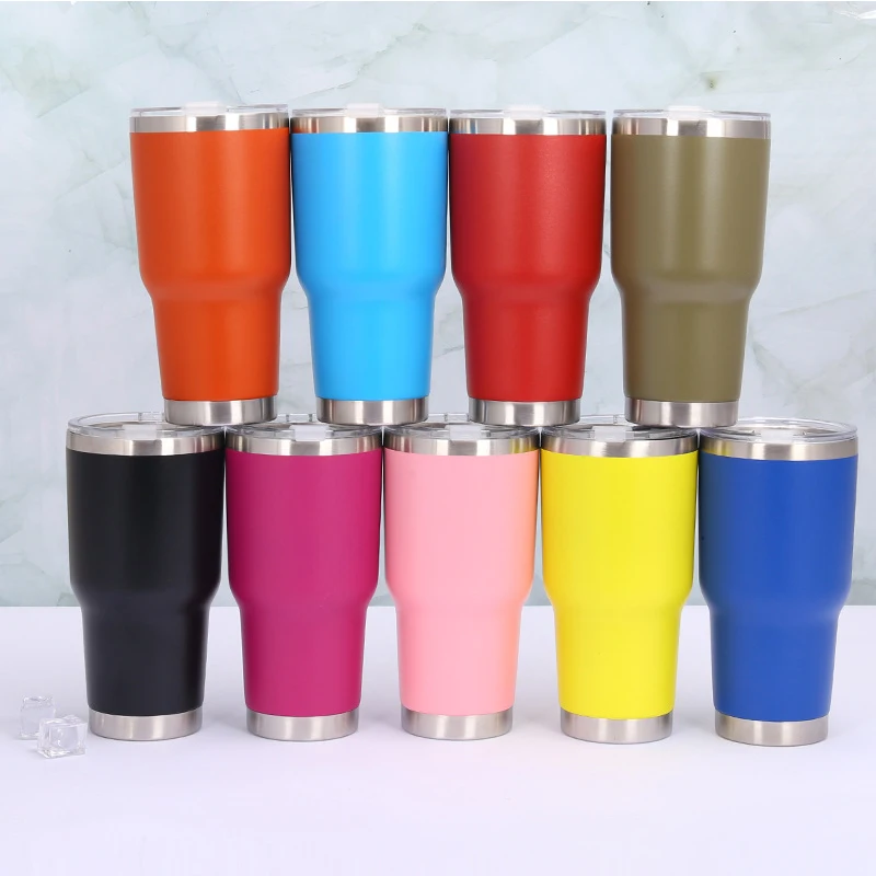 

30oz Wine Tumblers With Seal Lids Car Cups Stainless Steel Large Capacity Vacuum Travel Coffee Mugs Insulated For Father's Gift