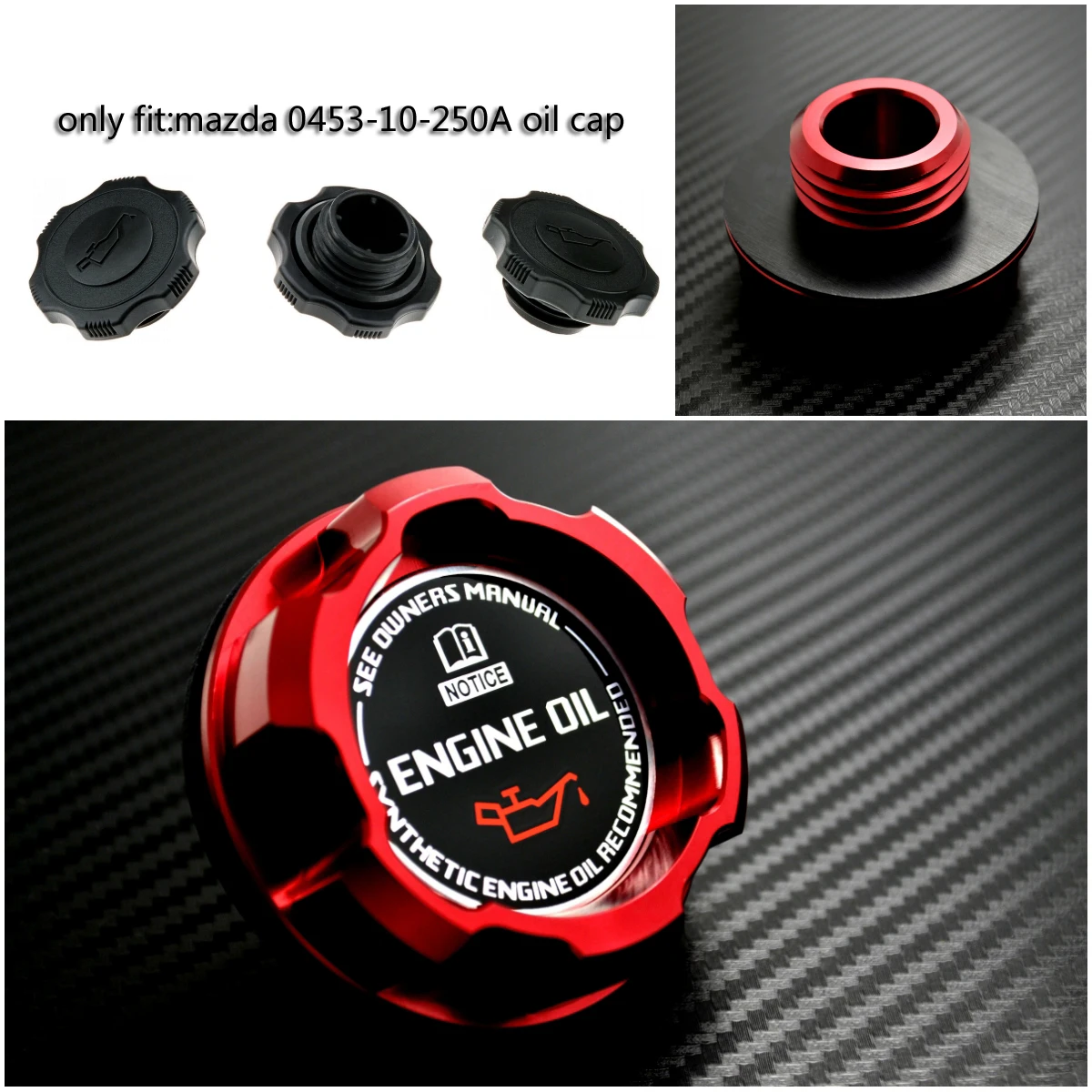 Красная алюминиевая масляная крышка двигателя для MAZDA RX7 RX8 323 Family BP 1.8L PROTEGE FSDET