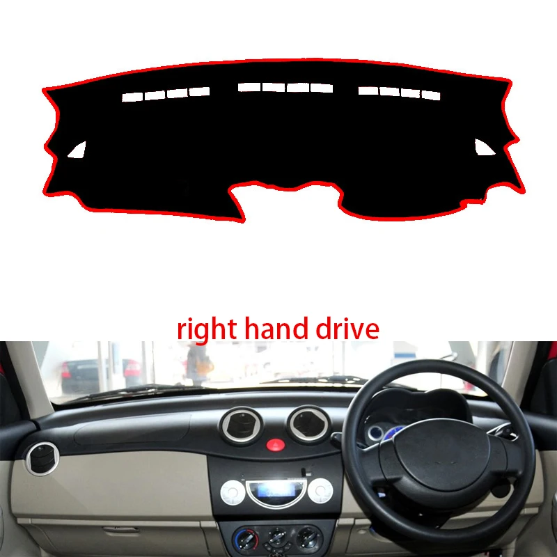 

Car Dashboard Cover Mat for lifan 320 2009 2010 2011 2012 Right Hand Drive Dashmat Pad Dash Mat Covers Dashboard Accessories