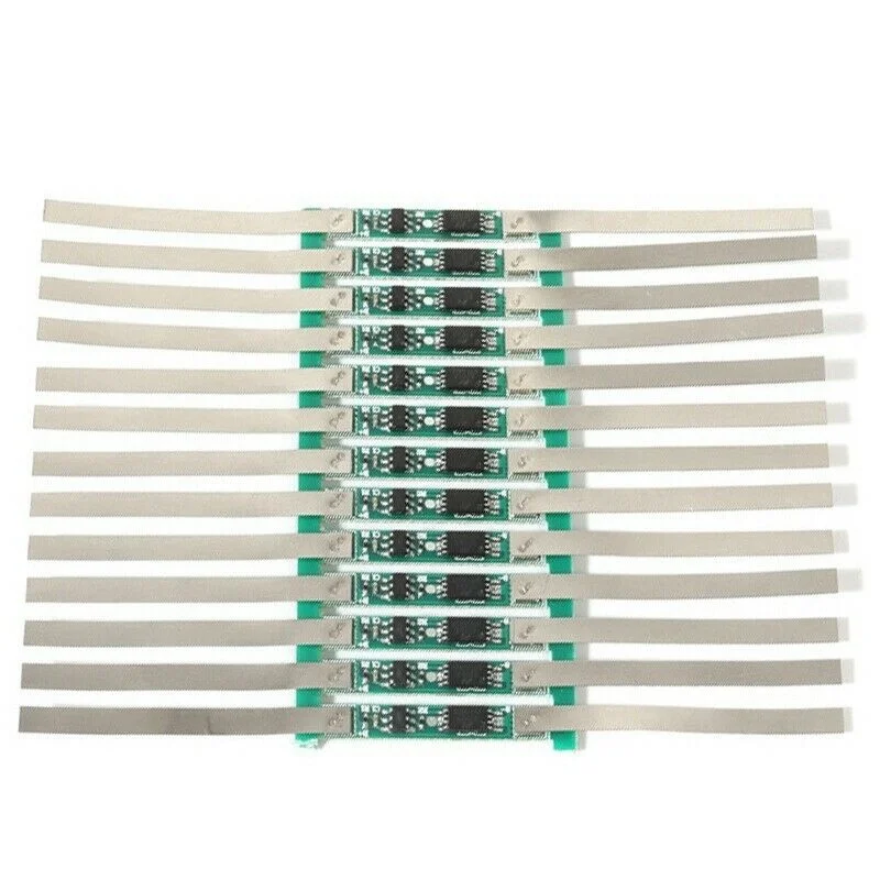 10 шт./лот Защитная плата литий-ионных батарей 1S 3A/5-6A BMS PCB подходит для литиевых 3 7 в