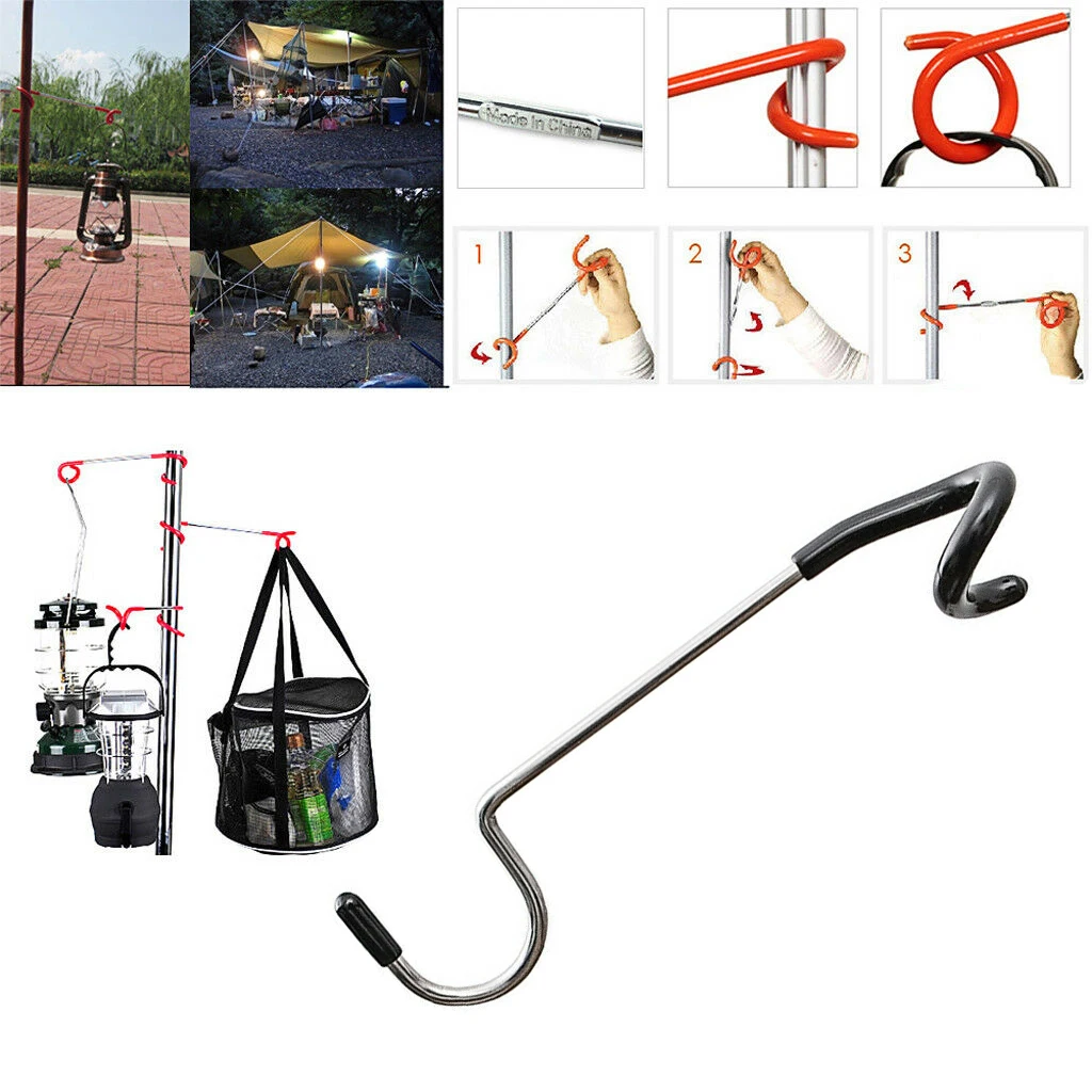 

Anti-Slip Camping Lantern Hanger Tree Branch Bag Holder Equipment Adventure