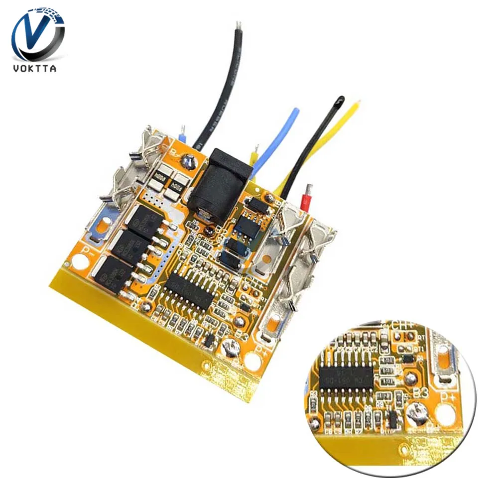 

5S 18.5V 18A 18650 Cell Packs Li-ion Battery Protection Board BMS DC Electric Tools Hand Lithium Drill Power Circuit PCB Board
