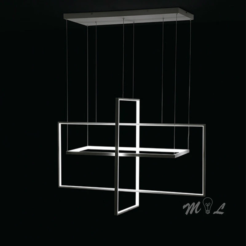 

Modern Led Hanging Lamps for Living Room Pendant Light Home Art Deco Aluminum Lustres Kitchen Loft Office Luminaire Suspension